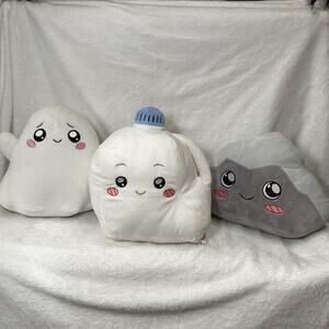 LankyBox Singing Milky Ghost Glow In The Dark Rocky Plush Toy Plushie 10”